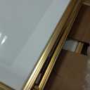 Kate and Laurel Adlynn Wall Picture Frame Set, 16" x 20" matted to 8" x 10", Gold, Set of 3 Gold