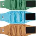 Tuiskusa Male Dog Diapers, High Absorbing Dog Belly Bands for Male Dogs, Washable Reusable Dog Males Wraps(5 Pack)