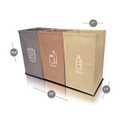 NYIKA - Recycling Organizer - Reusable Recycling Bags - Recycling Sorter - Trash Sorting Bins - 3 Compartment Recycle - Pack of 3 Bags Without Lid