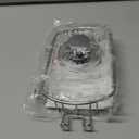 Soap Dish for Shower Suction Cup Powerful Vacuum System Rustproof 304 Stainless Steel Basket Sponges Holder with Razor Hooks for Bathroom or Kitchen Soap Holder (Silver)