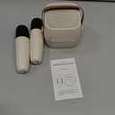 Karaoke Machine for Kids, Toys for 3-12 Years Old Girls Gifts, Kids Karaoke Microphone Machine Toy, Best Fun Christmas Birthday Gifts for 5 6 7 8 9 10 11 Years Teens Girl Boys Beige 2 Mic