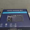 Cordless Heating Pad for Back Pain Relief, Lumbar Massaager with Heat, Heated Back Belt Abdomen Warmer Lumbar Support, Rechargeable Heating Massage (Grey)