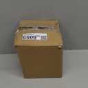 Farmhouse Ceramic Farmhouse Kitchen Utensil Holder for Countertop, Rustic Cooking Utensil Holder Crock Fit for Kitchen Counter. 6.1 x 6.1 x 7 IN (Chocolate)