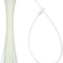 Boao Christmas Clear Banisters Ties 10 Inch Reusable Holiday Garland Tie Flexible Nylon Wire Self Locking Tie for Craft Gift