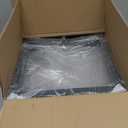 Metal Table Legs 16'' Hight 17.7'' Wide Heavy Duty Furniture Legs, Modern Desk Feets with Adjustable Protector Feet for Bench, Coffee End & Side Table (Rectangle Shape, 2pcs)-Black