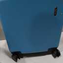 Hanke 16 Inch Underseat Carry On Luggage, Airline-Approved Hard Shell Small Suitcase with Spinner Wheels, Lightweight Tsa Lock Travel Luggage for Short Trips(Caribbean Blue)
