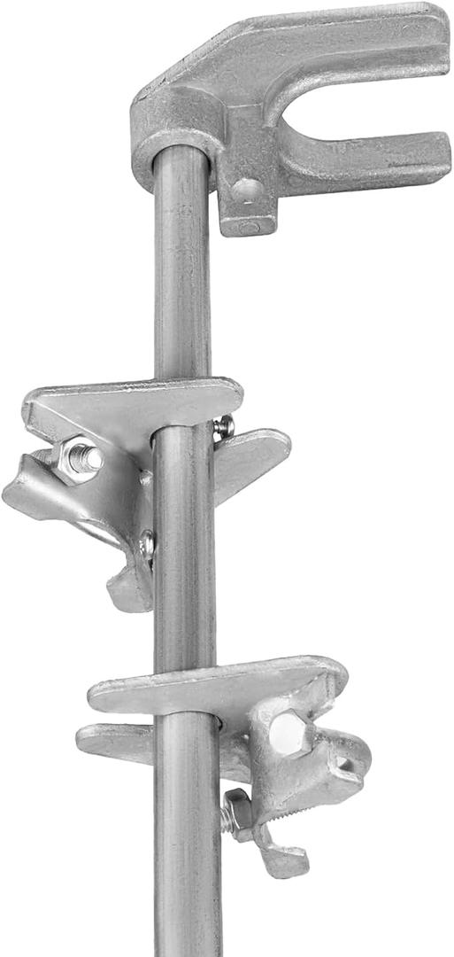 36" Chain Link Drop Rod for Double Gate, Pull Style Chain Link Fence Gate Latch for 1-3/8" Frame, Heavy Duty Floor-to-Ceiling Latch Style Metal Gate (36 inch, Pack, 1)