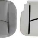 Priprilod #922 Gray Microfiber Leather Driver Side Bottom seat Cover & Foam Cushion Replacement Fit for Chevy Silverado Tahoe Suburban Avalanche GMC Sierra Yukon XL 2003 2004 2005 2006