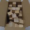 KEILEOHO 100 PCS 1.25 Inch Small Wooden Blocks, Unfinished Wooden Cubes, Solid Blank Square Blocks for Crafts, Painting, Puzzle Making, Decorating, DIY Projects