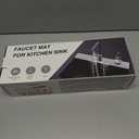 Diatomite Faucet Mat for Kitchen Sink - Fast Drying Sink Splash Guard, Multi-Slope Fast Self-Draining Stone Sink Mat for Kitchen Faucet, Sink Faucet Mat Splash Guard Keep Countertops Dry (23.6"x4")