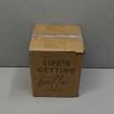 LE TAUCI Utensil Holder, 7.3"+5.4" Ceramic Kitchen Utensil Holder for Countertop, Large Cooking Utensil Crocks for Kitchen Counter Decor, Morden Utensil Organizer for Spatula, Set of 2, White