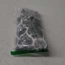 Smiry Rectangle Picnic Table Cover, Waterproof Elastic Fitted Camping Tablecloths for 4 Foot Tables, Wipeable Flannel Backed Vinyl Tablecloth Protector for Indoor, Outdoor (Black, 24x48 Inches)