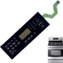 DG34-00020A Range Membrane Switch Touchpad Overlay-Compatible with Samsung Stove/Oven,Replaces AP5623392,PS4240764,NE594R0ABSR,NE59J3420SS,NE59J3420SB, NE59J3421SS,NE595R0ABSR-Touch Panel