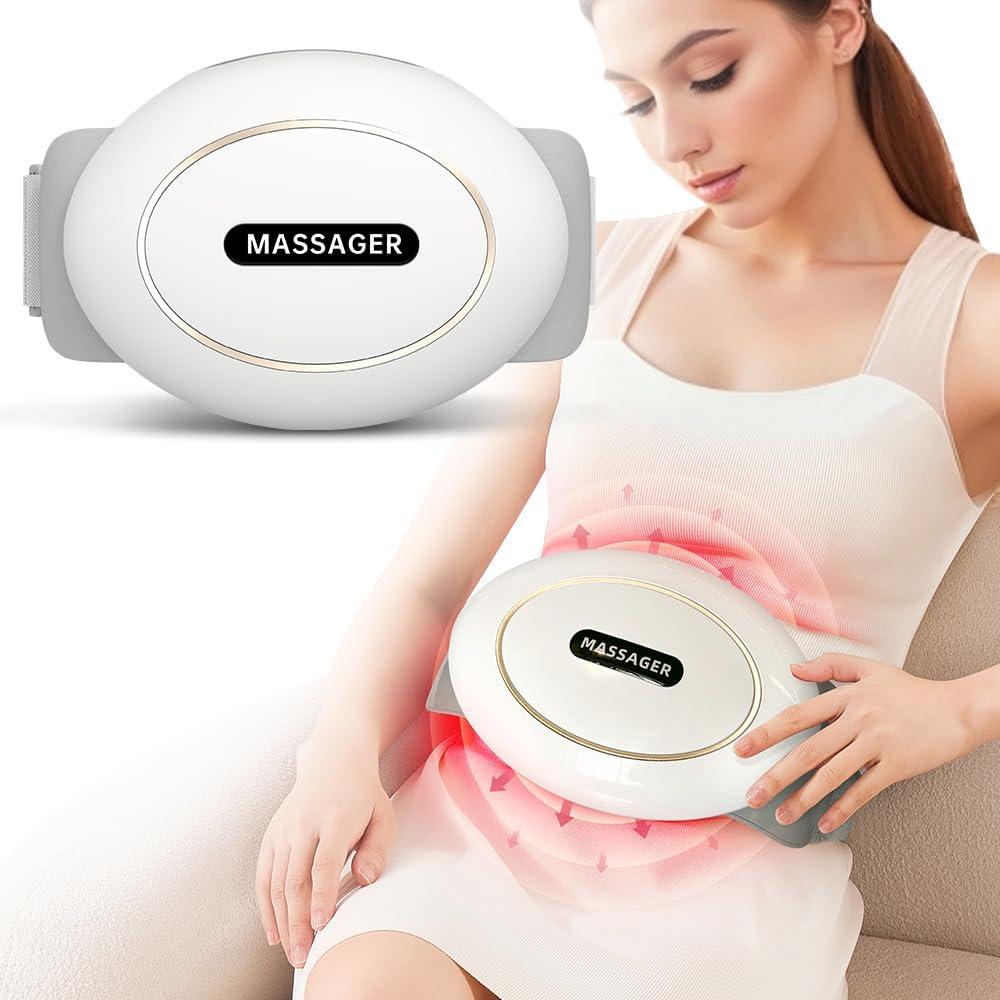 Electric Abdominal Massager, Stomach Massager, Cellulite Massage Machine for Belly Flattening, Gas, Constipation, Indigestion Stomach Period Cramps Relief Massage