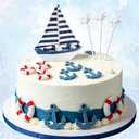 LaVenty Nautical cake Topper Baby Shower Nautical Cake Decoration