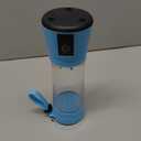 Cordless Portable Personal Size Blender - USB Rechargeable Blender for Smoothies and Shakes, 6 Blades with 380Ml BPA Free Juice Cup, Freshly Squeezed for Picnic/Sports