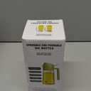 16oz/470ml Glass Olive Oil Sprayer for Cooking - 2 in 1 Olive Oil Dispenser for Kitchen Gadgets, Air Fryer, Salad, and BBQ (Green)