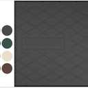 URMONA Under Sink Mat for Kitchen Waterproof, 40" x 22" Silicone Under Sink Mat for Shelf Liner Organizer, Cabinet Sink Protector Under Sink Liner for Bottom Kitchen, Bathroom(Black)