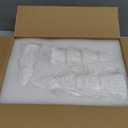 Christmas Decorations - Set of 3 Velvet Ceramic Christmas Trees - Modern Cone Indoor Christmas Decoration Centerpieces for Table Mantel and Living Room Home Decor (White)