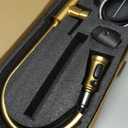 Gold Brushed Nickel Kitchen Faucet with Pull Down Sprayer, 3 Mode Sprayer