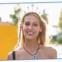 Yinder 8 Pcs Star Moon Headband Ramadan Costume Accessories Silver Birthday Party Hair Hoop for Women Wedding Cosplay
