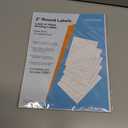 MaxGear 2" Round Sticker Labels, for Inkjet or Laser Printer, Matte White Printable Labels Sheets, Strong Adhesive, Dries Quickly, Holds Ink Well, 30 Sheets, 360 Pcs