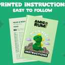 2 x Amigo Rumi Cute Dinosaur Beginners Crochet Kit - Learn How to Crochet Starter Kit - 3+ Hour Video Tutorials & Crocheting Book - Easy to Stitch Yarn - Amigurumi Stuffed Animal for Kids 12+ & Adults (T-Rex + BONUS Crochet Course (Green & Yellow))
