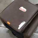 MALOL Leather Recliner Chair for Adults, Swivel Rocker Recliner for Small Spaces, Wide Glider Rocking Nursery Chair with Ergonomic High Backrest, for Home Living Room, Office, Bedroom（Chocolate Brown）