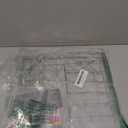 IDEATECH Calendar 2025 Planner for Fridge & Wall, Acrylic Magnetic Calendars for Refrigerator, Clear Monthly Dry Erase Board to Do List WhiteBoard, Kitchen Menu Board Meal Planner(2 Pack, Black) (4-in-1)