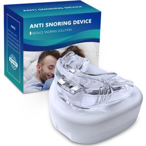 AntiSnore Device, AntiSnoring Mouthpiece, Snoring Solution Mouth Guard for Men and WomenJ15