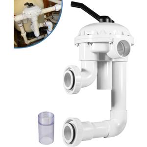 Replace Part for 261050 2-Inch HiFlow Multiport Valve with Plumbing Suitable for Pool/Spa D.E. and Sand Filter