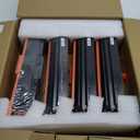 206X Toner Cartridges 4 Pack High Yield (with Chip) Compatible Replacement for HP 206X 206A for Color Laserjet Pro MFP M283fdw M283cdw M283fdn M282nw Pro M255dw M255nw M283 M255 Printer W2110X W2110A