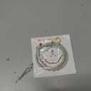 Cute 5mm Thin Cotton Cat Dog Collar  Slip-On Collar for Dogs & Cats with O-Ring, Adjustable No Buckle for Small to Large Breeds, Handmade in California (Green, S/M (6-13"))