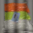 Women's Neon Scrunch Crew Socks 80s 90s Retro 3-Pack Cotton Stacked Boot Calf Cozy Ribbed Slouchy Socks Size 5-10 (1-white/Neon Green/Neon Orange)