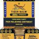 Tiger Balm Pain Relieving Ultra Strength, 10g  Soothing & Ultra Strength Muscle Rub Ointment  Non-Staining Sports Muscle Rub (0.35 Ounce (Pack of 1))