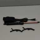 3/8 Inch Curling Iron, 9mm Tiny Curling Wand, Ceramic Small Barrel Curling Iron with Adjustable Temp,Fast Heating, for Long & Short Hair, Include Heat Resistant Glove (Gold)