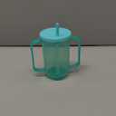 Adult Sippy Cups for Elderly 12oz Sippy Cup with 2 Handles No Spill Cups for Adults Straw Cups Dysphagia Cups for Disabled Patients (Green)