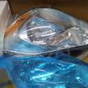 Headlights Assembly for 2004 2005 Toyota Sienna CE, LE, XLE, XLE Limited (Halogen Model Only) Headlamp Replacement Chrome Housing Amber Reflector Driver & Passenger Side