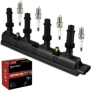 UF669 Ignition Coil Pack & Iridium Spark Plugs Compatible with Chevy Cruze Cruze Limited Sonic Trax Volt Buick Encore (Only 1.4L) L4 2011-2019 UF669 Coil Pack Sets of 1