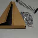 Widened 19" Metal Squirrel Baffle for Bird Feeder Poles - Outside Baffle Guard, Weatherproof Outdoor Squirrel Proof Protector with Matte Black Finish (1 Pack)