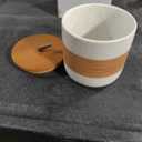 Kitchen Canisters Ceramic Food Storage Jar Containers with Airtight Seal Lid for Coffee Beans