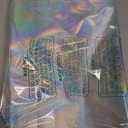 RACETOP 15 Pcs Iridescent Glossy Gift Bags Medium Size, 8x4x10 Inch Holographic Reusable Gift Bags with Handles, Ideal for Birthday, Wedding, Bachelorette, Party Favors, Holiday Goodie