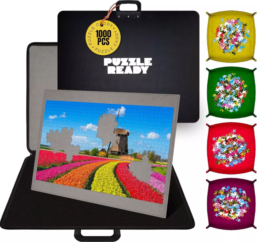 Puzzle Ready 1000-Piece Jigsaw Puzzle Board, Portable Storage Puzzle Table, EB-PZ-004