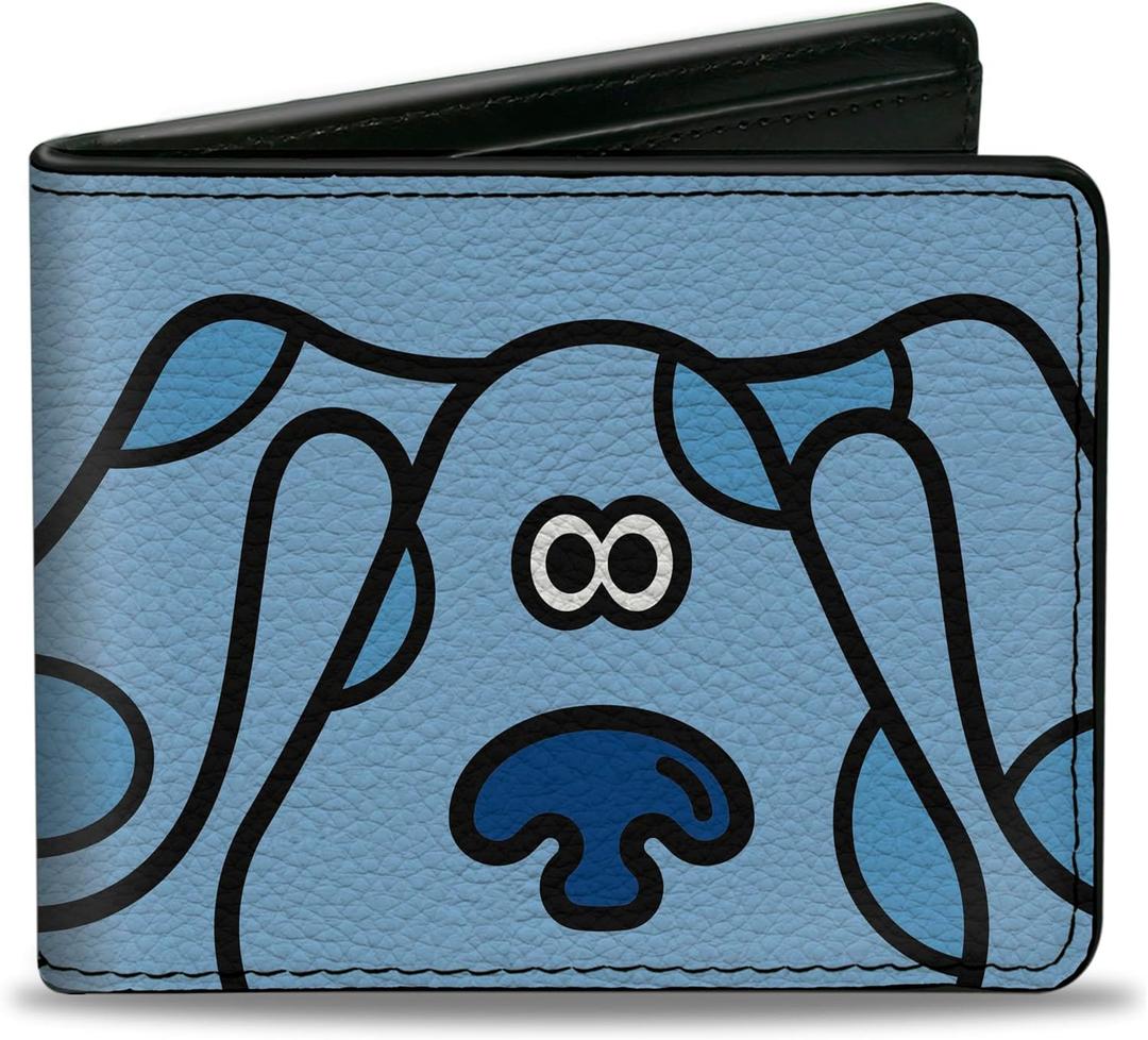 Buckle-Down Men's Bifold Wallet Blue's Clues, 4.0" x 3.5"