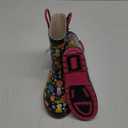 Western Chief Kids Floral Swirl Rain Boot, Black, 13