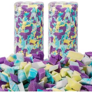 BBGDIPG 10 LBS Shredded Memory Foam Filling, Random Color Bean Bag Chair Filler, Comfortable and Soft Beanbag Filling Suitable for Various Pillows/Punching Bag/Couch Cushions/Pouf/Dog Bed (10, Pounds)