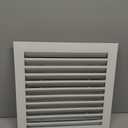 PATIKIL 16" x 16" Aluminum Return Grille, Air Supply Vent Cover Linear Bar Ventilation Grille for Sidewall Wall Ceiling HVAC System, Outer Size: 17.7" x 17.7", White