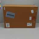 Kate and Laurel Dahl Modern Slatted Wooden Slim Side Table; 16 x 8 x 24; Black; Transitional Wood Narrow End Table for Use as Living Room Plant Stand or Small Bedroom Nightstand