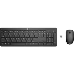 HP Wireless Keyboard and Mouse Combo - Full Size Membrane Chiclet Style Keyboard, 3-Zone Layout, 2.4GHz Wireless Connection, Compatible with PC, Mac