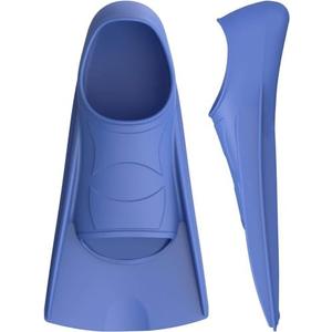 Gintenco Swim Fins, Kids Swim Training Fins for Lap Swimming, Travel Size Flippers with Mesh Bag, Silicone Swimming Fins for Kids Teens Adults Women Men Size 33-35